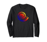 VARIOPINTO COLORE DELLA CONCHIGLIA DEL NAUTILUS BURST Maglia a Manica