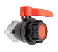 VARIOSAN IBC valvola a sfera 18489, S60 x 6 (60 mm), DN50, in alluminio