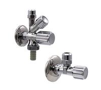 VARIOSAN Kit di collegamento rubinetto 12685-1/2" - Valvola angolare combinata e valvola angolare - Auto-impermeabile