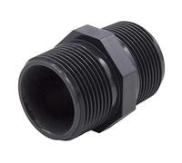 VARIOSAN Nipplo doppio 14047, 1" AG/AG, PVC-U, 16 bar