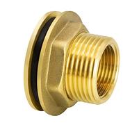 VARIOSAN Raccordo per Serbatoio e Barili d'acqua 11046, 3/4", in ottone, inclusa guarnizione