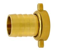 VARIOSAN Raccordo per tubo flessibile 14320, 1" IG x 1", beccuccio, ottone, 2 pezzi, guarnizione piatta