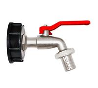 VARIOSAN Rubinetto di scarico IBC 11299, 3/4", satinato, cromato