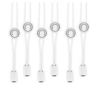 Variosports® Pacco 3 x Sistema di Allacciatura Rapida - Lacci Elastici con Chiusura Rapida e Senza Allacciare Le Scarpe - Lock Shoe Laces