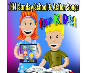 Various 101 Sunday School & Actions Songs for Kids (CD)