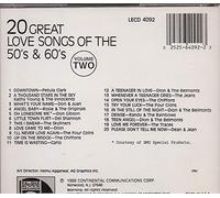 Various - 20 Great Love Songs 50s & 60s Vol. 2