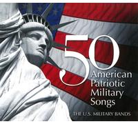 Various 50 American Patriotic Military Songs (CD)