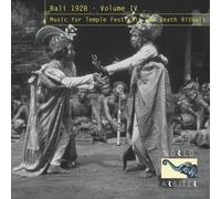 Various Artist - Bali 1928 Iv: Music For Temple Festivals