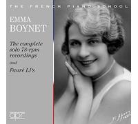 Franz Schubert Emma Boynet: The Complete Solo 78-rpm Recordings and Fauré L (CD)
