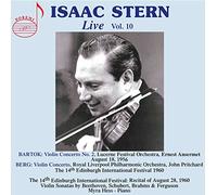 Audio Cd Isaac Stern: Live, Vol. 10 - Bartok , Berg (2 Cd)