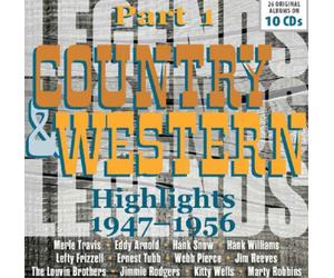 Various Artists Country & Western: Highlights 1947-1956: Part 1 (CD) Box Set