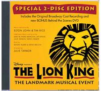 Tim Rice The Lion King Original Broadway Cast Recording Special Edition (CD)
