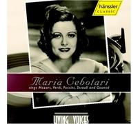VARIOUS ARTISTS Maria Cebotari Sings Mozart, Puccini, Strauß, Gounod (CD)