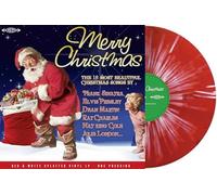 VARIOUS ARTISTS - MERRY CHRISTMAS RED WHITE SPLATTER VINYL - Vinyl - E72z