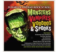 Various Artists Monster, Vampires, Voodoos & Spooks: 33 Slabs of Undead Roc (CD)