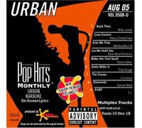 Various Artists - Pop Hits Monthly Karaoke URBAN Aug 2005