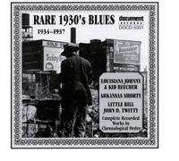 Various Artists - Rare 1930's Blues: 1934-1937