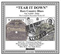 Various Artists Rare Country Blues - Vol. 3: 1928 - 1936 (CD) Album