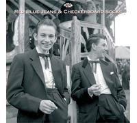 VARIOUS ARTISTS - RED BLUE JEANS CHECKERBOARD SOCKS - CD - K72z