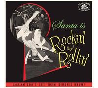 VARIOUS ARTISTS - SANTA IS ROCKIN AND ROLLIN - Vinyl Record - E72z