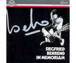 VARIOUS ARTISTS Siegfried Behrend in Memoriam (CD)