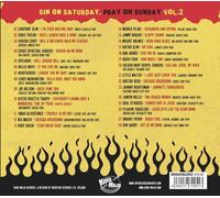 Various Artists Sin On Saturday, Pray On Sunday: 28 Sizzling Slabs of Rhyth (CD)