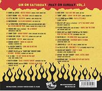 Various Artists Sin On Saturday, Pray On Sunday: 28 Sizzling Slabs of Rhyth (CD)