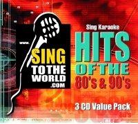Various Artists - Sing To The World Karaoke - Hits Of The 80s & 90s (3 CD+G Set) [UK Import]