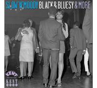 VARIOUS ARTISTS - SLOW N'MOODY BLACK BLUESY - CD - K72z