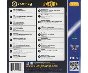 Various Artists - Sunfly Karaoke Chart Hits 356 - October 2015 (CD+G) SF356 [Card Wallet]