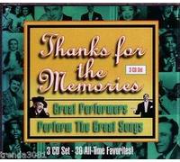 Various Artists - Thanks for the Memories: Great Performers Peform the Great Songs