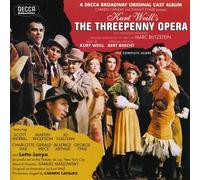 Various Artists The Threepenny Opera 1954 New York Cast Blitzstein Adaptati (CD)