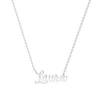 various Collana con nome in acciaio inox, ciondolo con nome personalizzato in argento per collana da donna, regali personalizzati da donna, per mamme, ragazza, coppie, migliore amica, Plateado,
