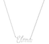 various Collana con nome in acciaio inox, ciondolo con nome personalizzato in argento per collana da donna, regali personalizzati da donna, per mamme, ragazza, coppie, migliore amica, Plateado,