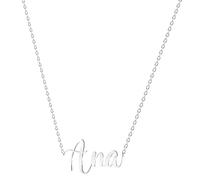 various Collana con nome in acciaio inox, ciondolo con nome personalizzato in argento per collana da donna, regali personalizzati da donna, per mamme, ragazza, coppie, migliore amica, Plateado,