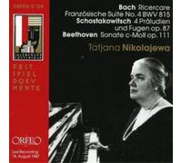 Various Compose Ricercare/4 Preludes & Fugues/sonata in C Minor (Nikolajew (CD)