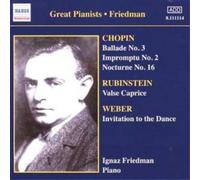 Various Composers Ballade No. 3/valse Caprice/invitation to The (Friedman) (CD)