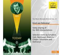 Various Composers Ernst Von Dohnanyi Playing His 1905 Interpretations (CD) Album