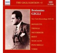 Various Composers Gigli Edition Vol. 5 - New York Recordings 1927 - 28 (CD)