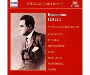 Various Composers Gigli Edition Vol. 5 - New York Recordings 1927 - 28 (CD)