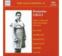 Various Composers Gigli Edition Vol. 8, The: 1933 - 1935 (CD) Album