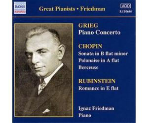 Various Composers Great Pianists: Friedman (CD) Album