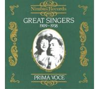 Various Composers Great Singers Vol. 1 (CD) Album