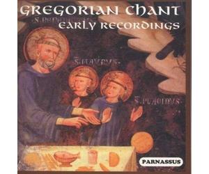 Various Composers Gregorian Chant Early Recordings (CD) Album