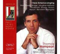 Various Composers I Hear America Singing (Hampson, Rieger) (CD) Album