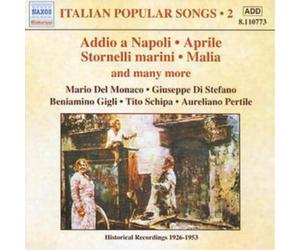 Various Composers Italian Popular Songs Vol. 2 (Mazzei, Schmidt, Pertile) (CD)