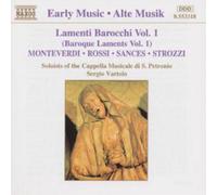 Various Composers Lamenti Barocchi (Baroque Laments) Vol.1 (CD) Album