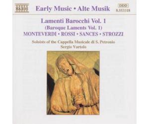 Various Composers Lamenti Barocchi (Baroque Laments) Vol.1 (CD) Album