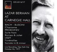 Various Composers Lazar Berman at Carnegie Hall (CD) Album