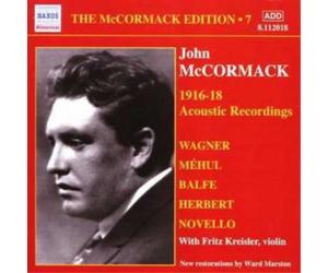 Various Composers Mccormack Edition Vol. 7, The: 1916 - 18 Acoustic Recordings